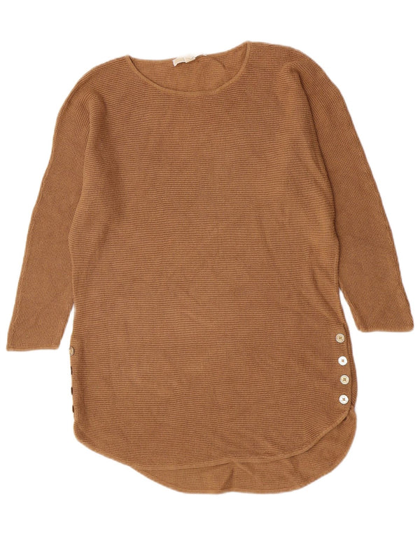 Michael Kors Pull col bateau pour femme UK 14 Beige moyen