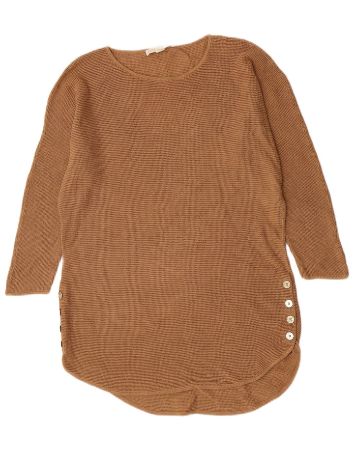 Michael Kors Pull col bateau pour femme UK 14 Beige moyen