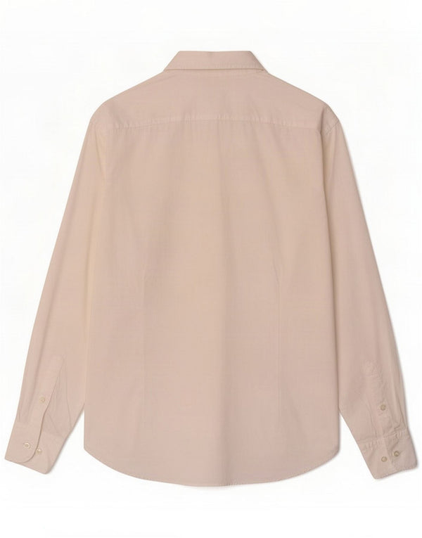 Massimo Dutti Chemise slim pour homme en coton blanc moyen