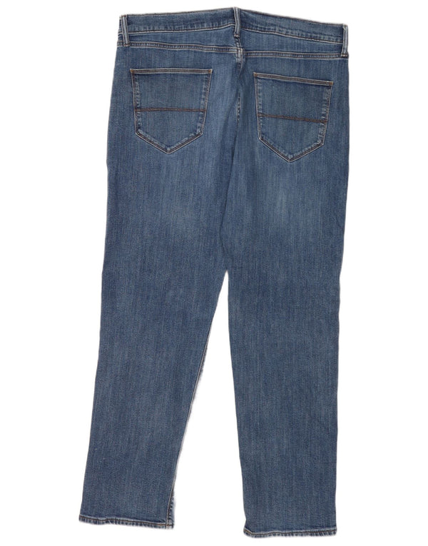 Marks & Spencer Mens Straight Jeans W36 L31 Blue Cotton