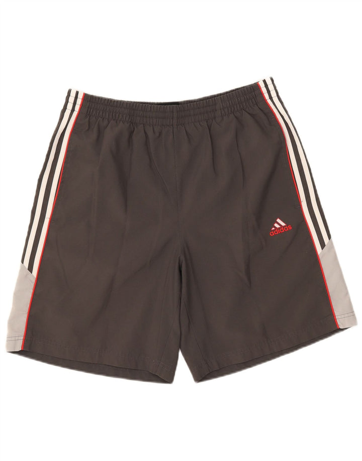 Adidas Short de sport Climalite pour homme en polyester color block Taille L