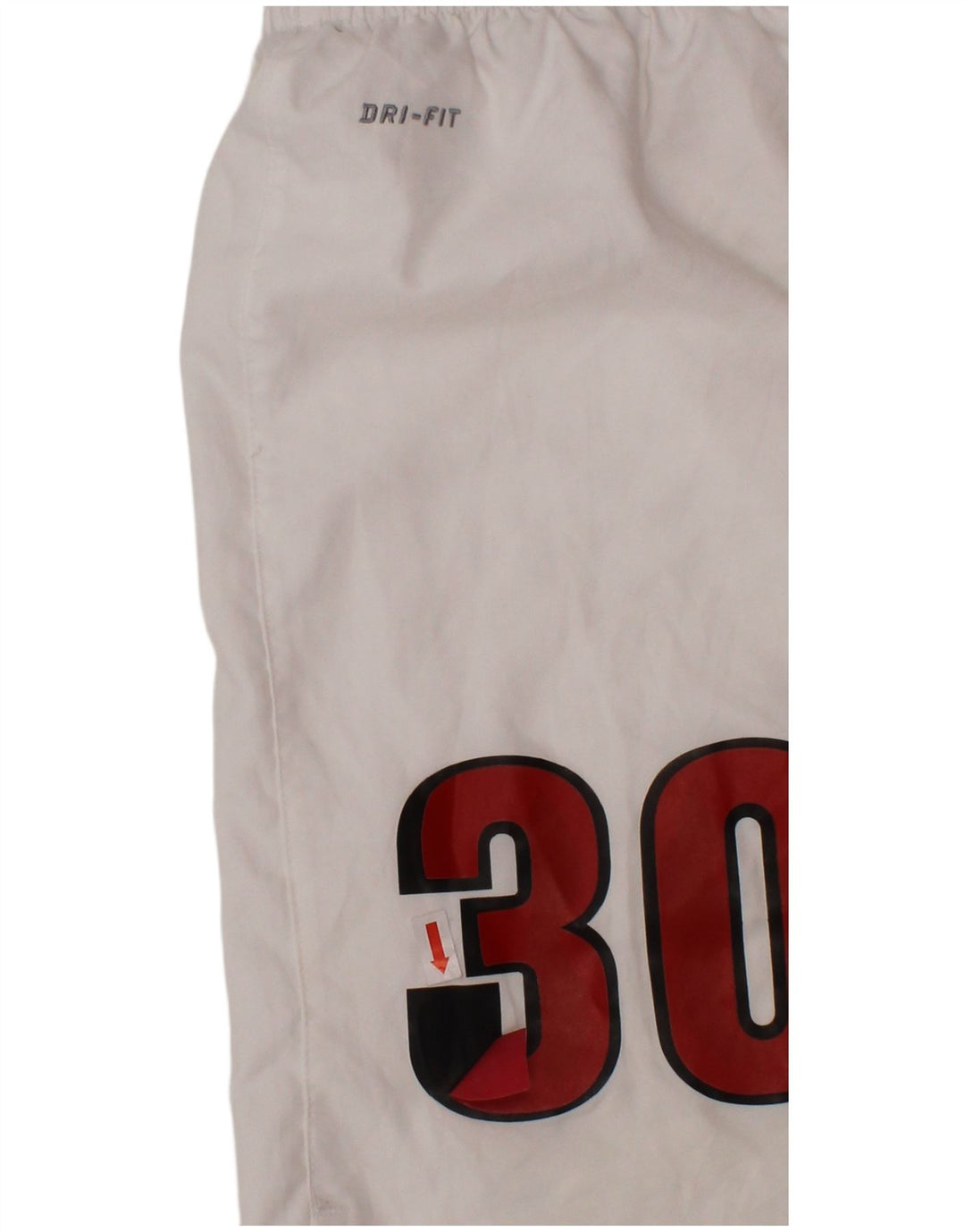 NIKE Short de sport Dri Fit Graphic pour garçon 12-13 ans Grand Blanc Polyester