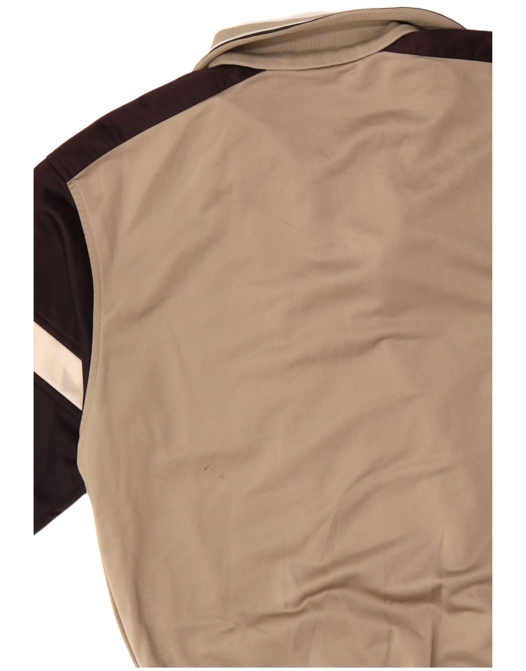 Kappa Veste de survêtement pour homme Small Beige Colourblock Polyester