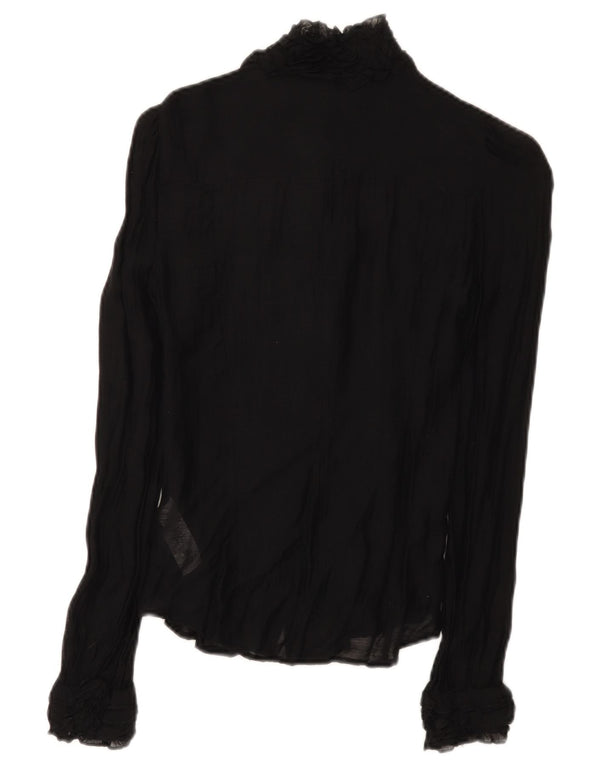 French Connection Chemisier Femme UK 6 XS Noir Modal