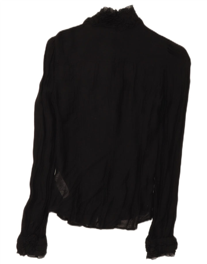 French Connection Chemisier Femme UK 6 XS Noir Modal