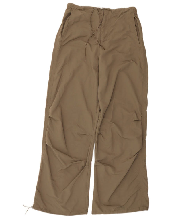 Pantalon de survêtement Zara Femme UK 10 Small Marron Polyamide