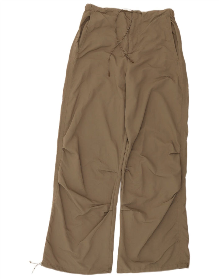 Pantalon de survêtement Zara Femme UK 10 Small Marron Polyamide