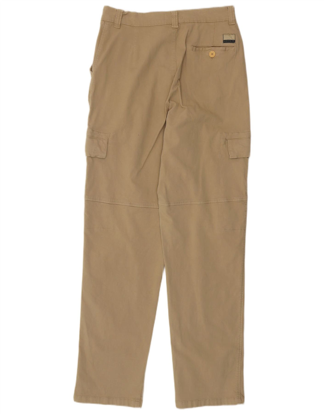 Superga Pantalon cargo droit pour homme IT 48 Medium W30 L33 Beige Coton