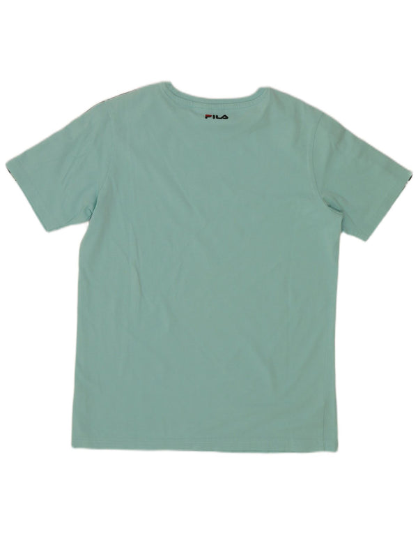 Fila T-Shirt Graphique Garçon 13-14 ans Turquoise Colourblock