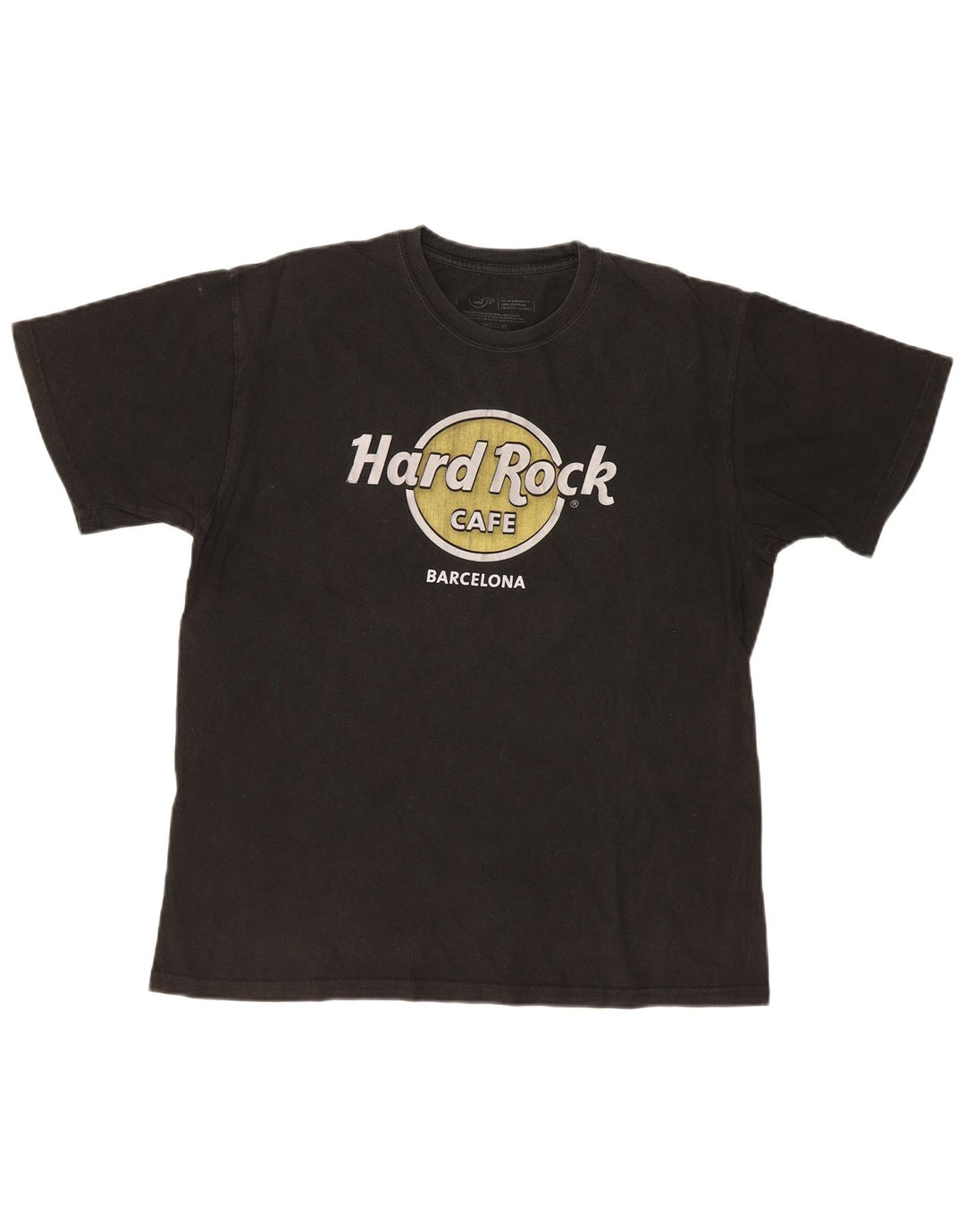 HARD ROCK CAFE T-Shirt Graphique Barcelona Homme Noir Moyen Coton