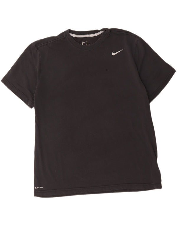 Nike Hommes Dri Fit T-Shirt Haut XL Noir Coton