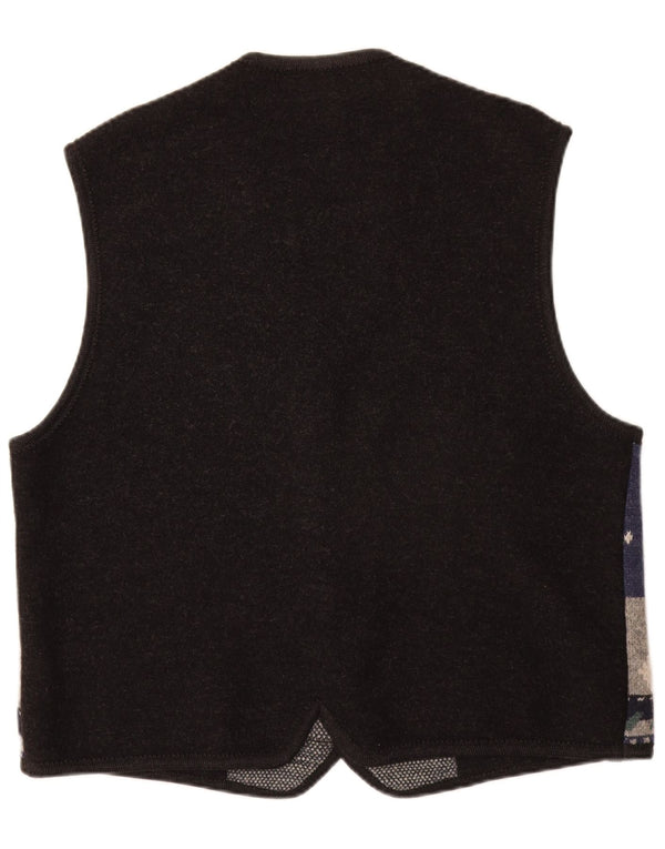 GIESSWEIN Gilet Homme UK 48 Moyen Laine Géométrique Multicolore