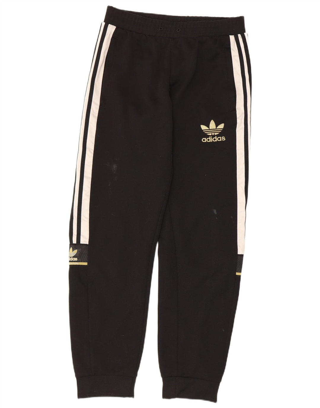 ADIDAS Pantalon de survêtement pour homme Pantalon de jogging Petit Noir Polyester