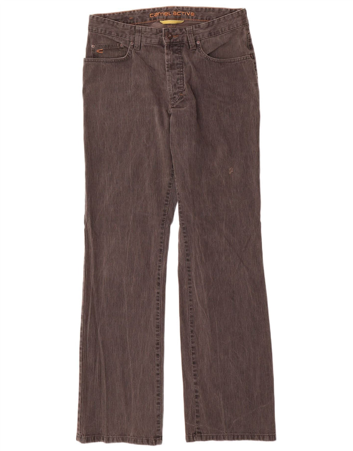 Camel Active Pantalon décontracté bootcut pour homme W34 L34 Gris Coton