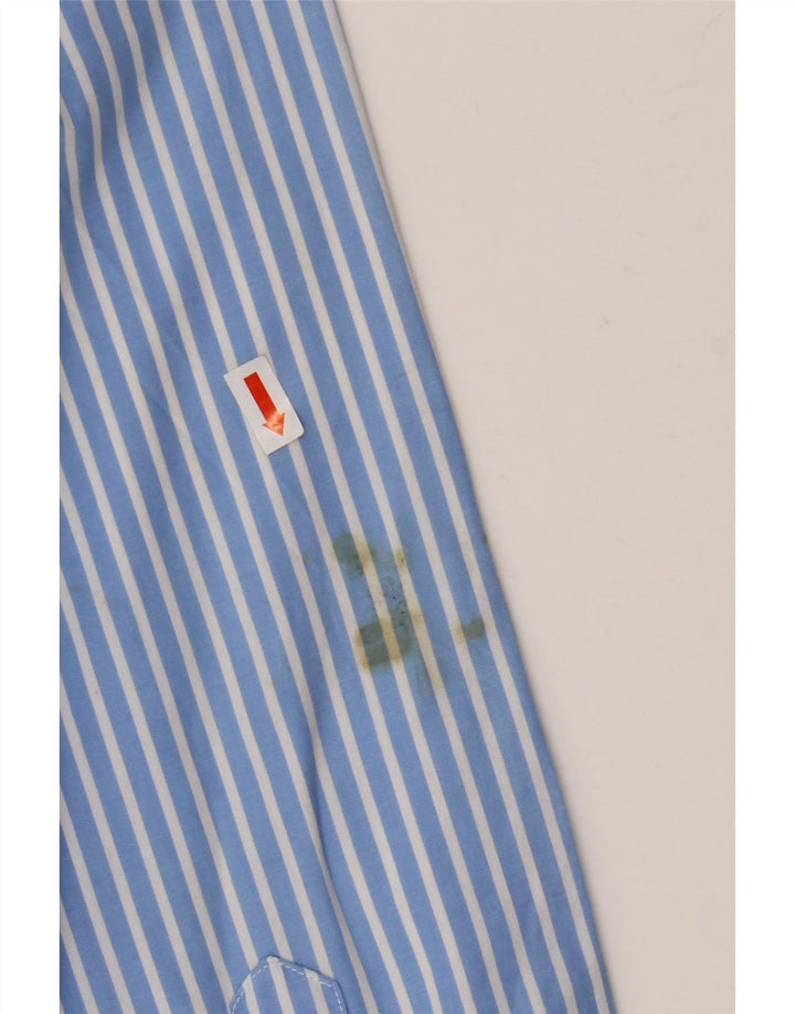 TOMMY HILFIGER Chemise Homme Bleu Moyen Rayé Coton