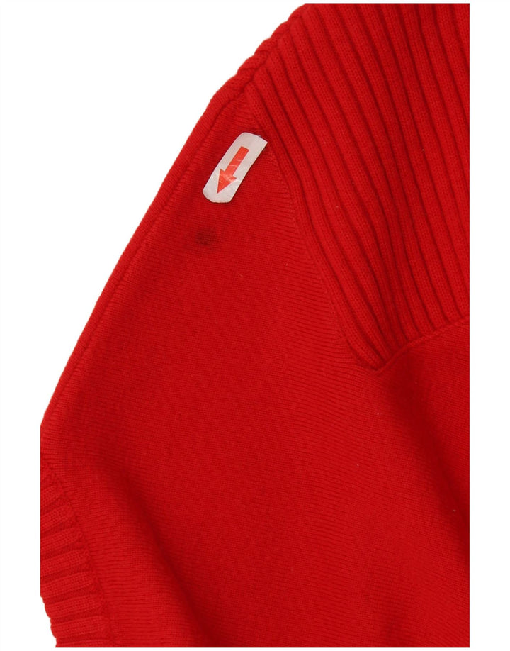 PAUL & SHARK Pull Col Rond Yachting Homme Rouge Moyen Laine Vierge