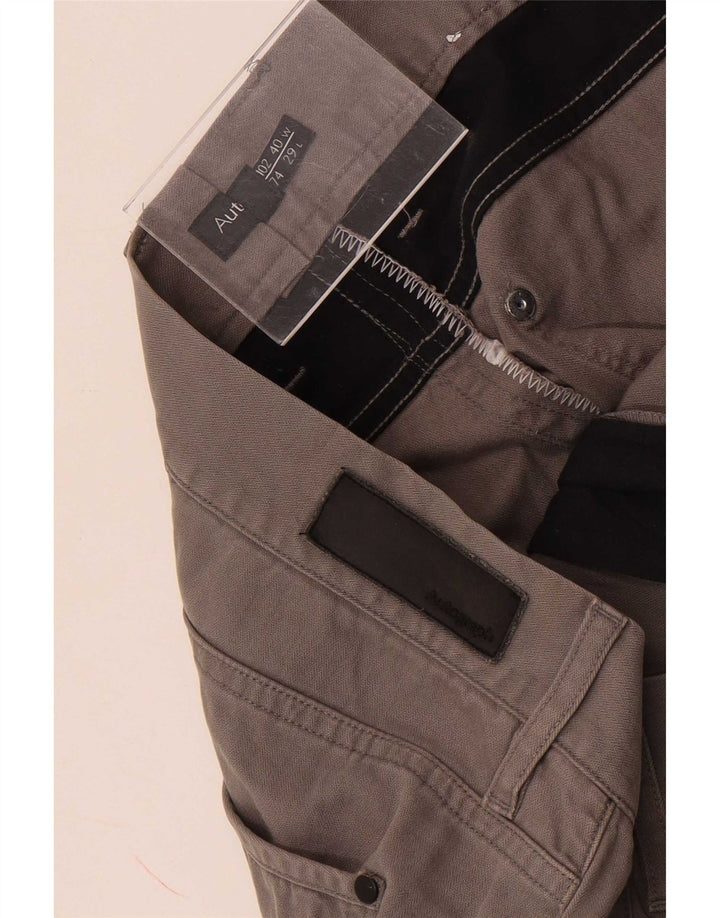 Marks & Spencer Pantalon court droit autographe pour homme W40 L25 Gris