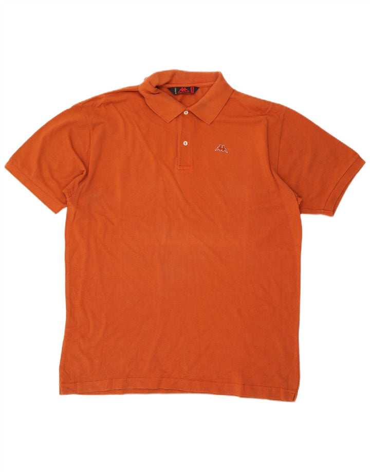 KAPPA Polo Homme 2XL Orange Coton