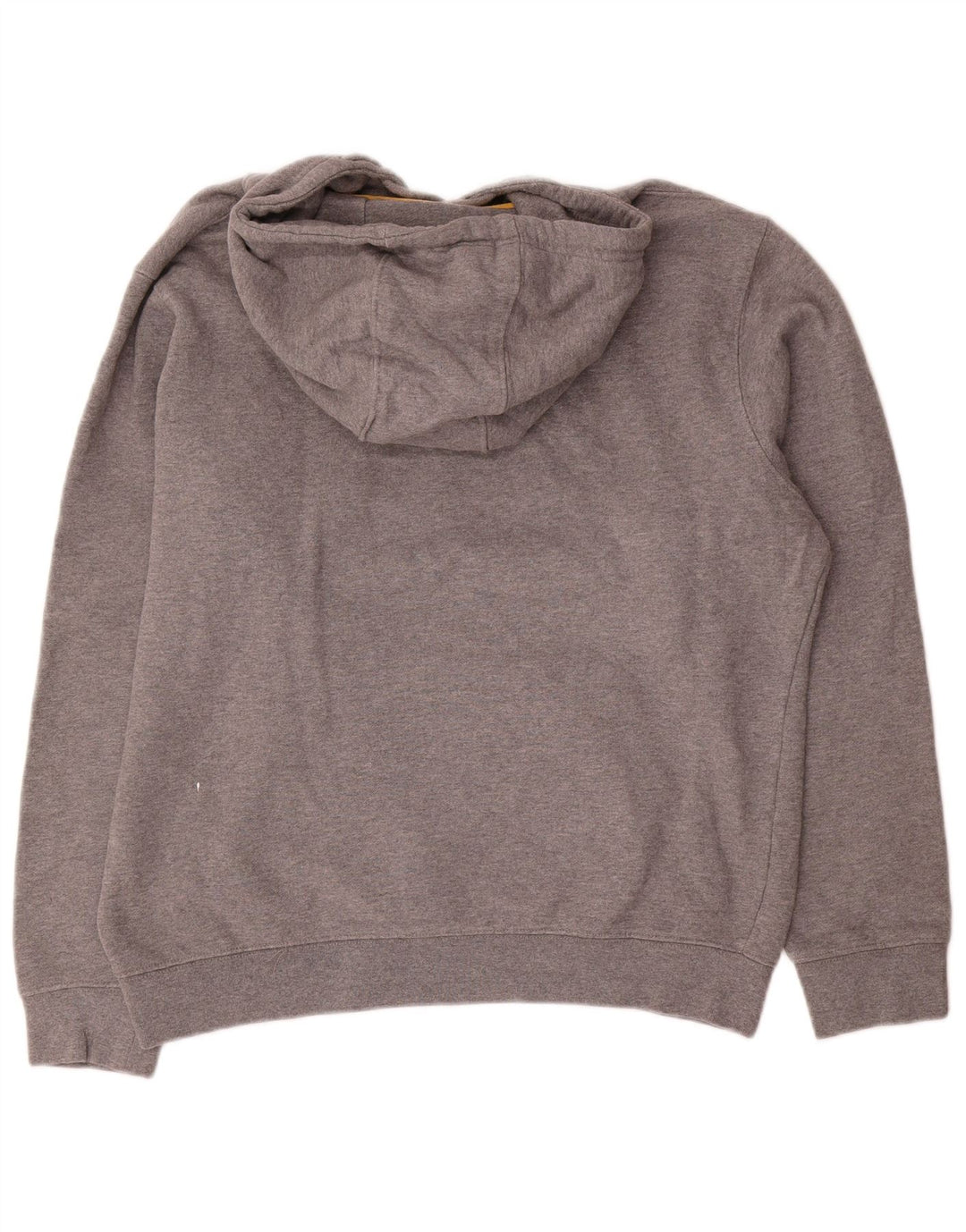 CAT Pull à capuche graphique pour hommes, grand coton gris
