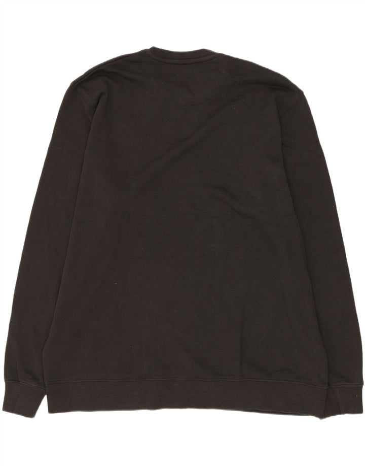 Wrangler Sweat-shirt pour homme en coton noir 2XL