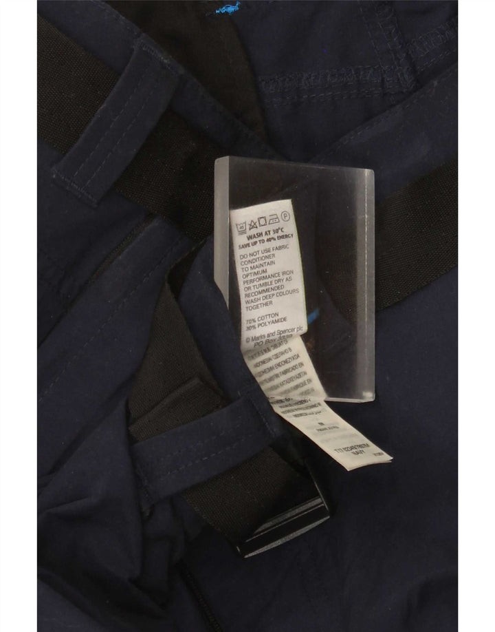 Marks & Spencer Short Cargo Homme W40 XL Bleu Marine Coton