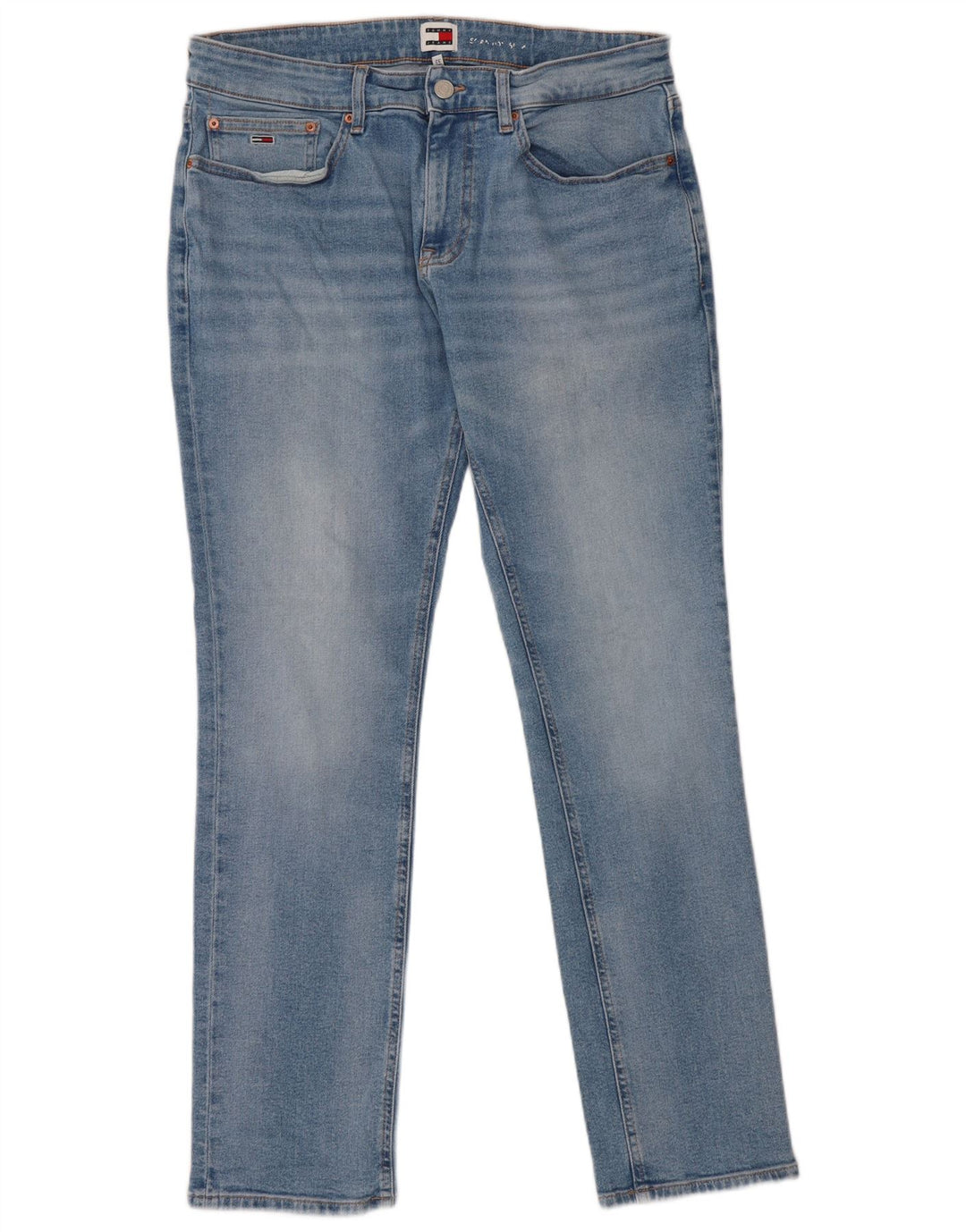 Tommy Hilfiger Jean Slim Homme W33 L32 Bleu Coton
