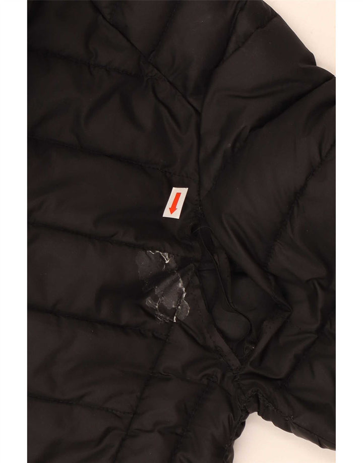 Ellesse Veste matelassée à capuche pour homme UK 40 Large Noir Polyester