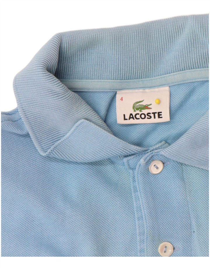 Lacoste Polo Homme Taille 4 Coton Bleu Moyen