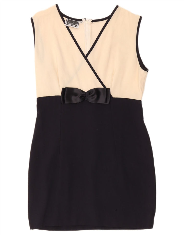 Luisa Spagnoli Robe fourreau sans manches pour femme IT 44 Noir moyen