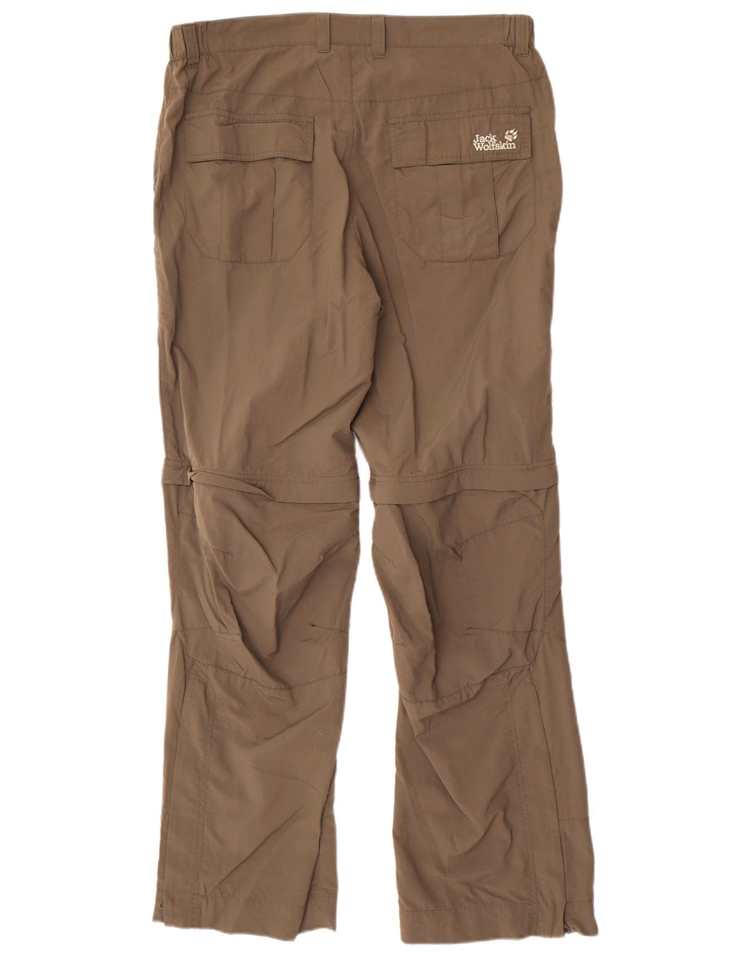 Jack Wolfskin Pantalon décontracté droit W36 L33 Beige Polyamide