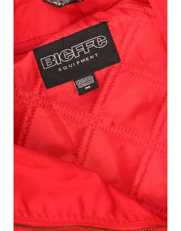 BIEFFE Womens Bomber Jacket UK 14 Medium Red Vintage Bieffe and Second-Hand Bieffe from Messina Hembry 