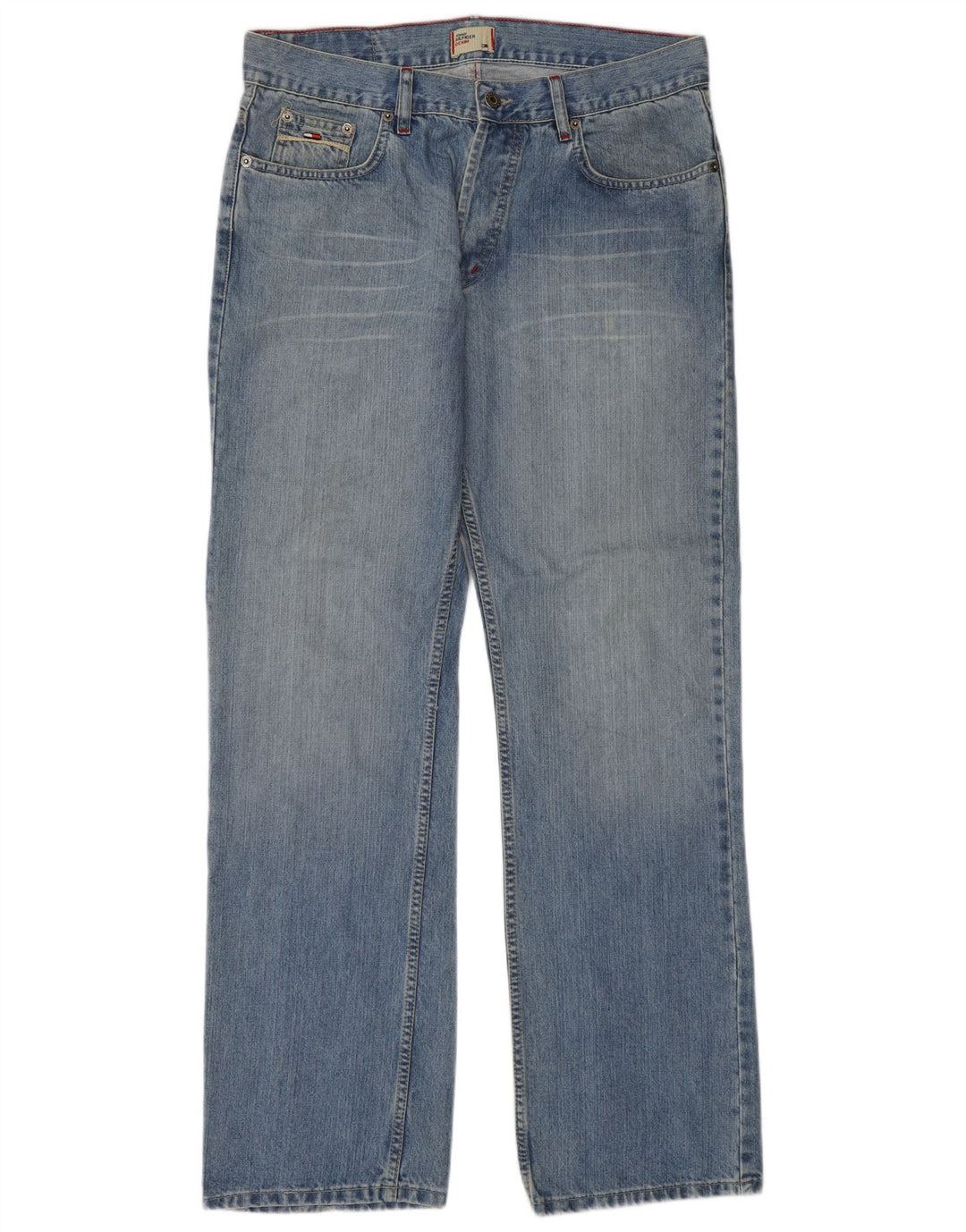 TOMMY HILFIGER Jean Droit Homme W33 L34 Bleu