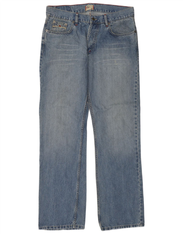 TOMMY HILFIGER Jean Droit Homme W33 L34 Bleu