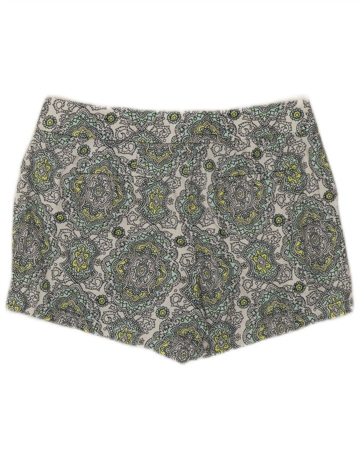 J. CREW Short Chino Femme US 2 XS W28 Coton Paisley Multicolore