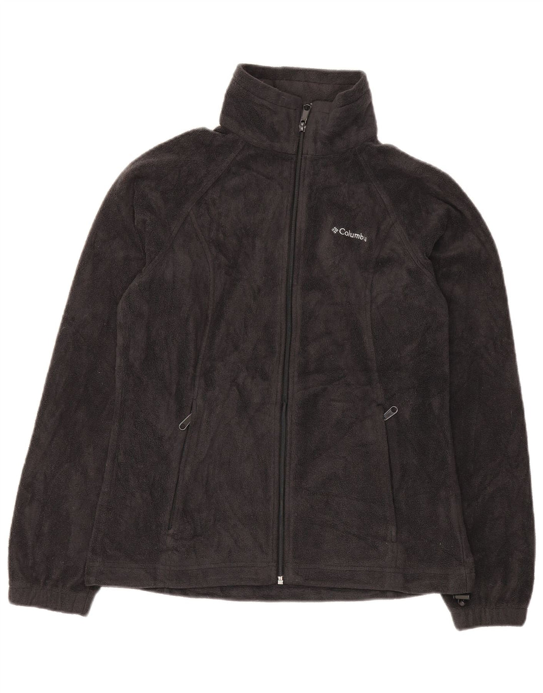 COLUMBIA Veste Polaire Femme UK 14 Moyen Noir Polyester