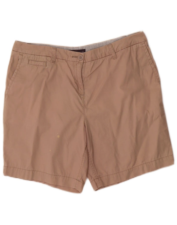 Marks & Spencer Womens Chino Shorts UK 14 Large W32 Beige Cotton