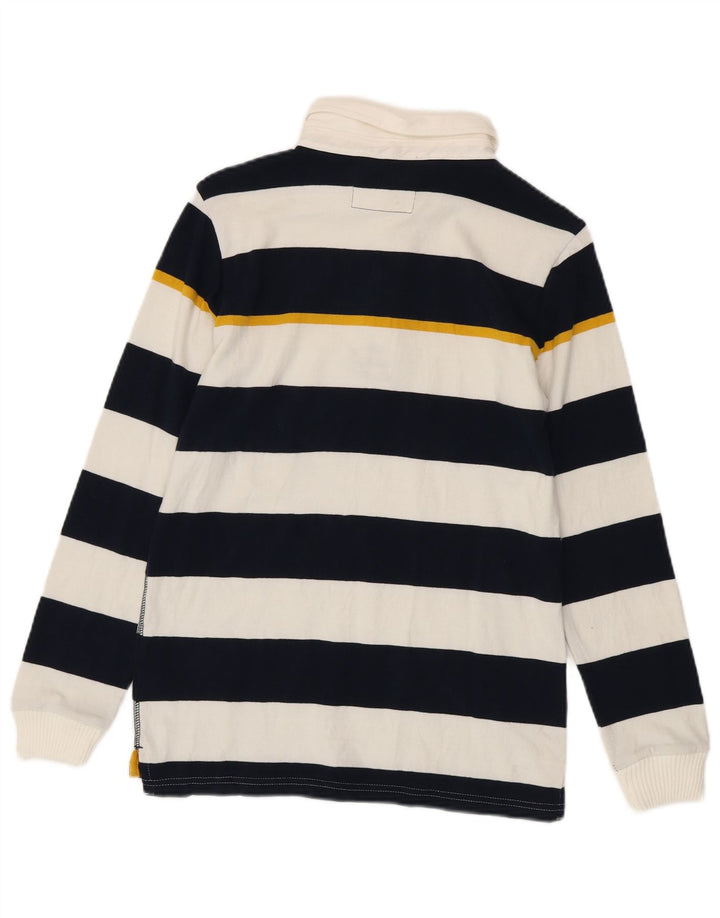 Marks & Spencer Polo Rugby Garçon 12-13 ans Bleu Marine Rayé