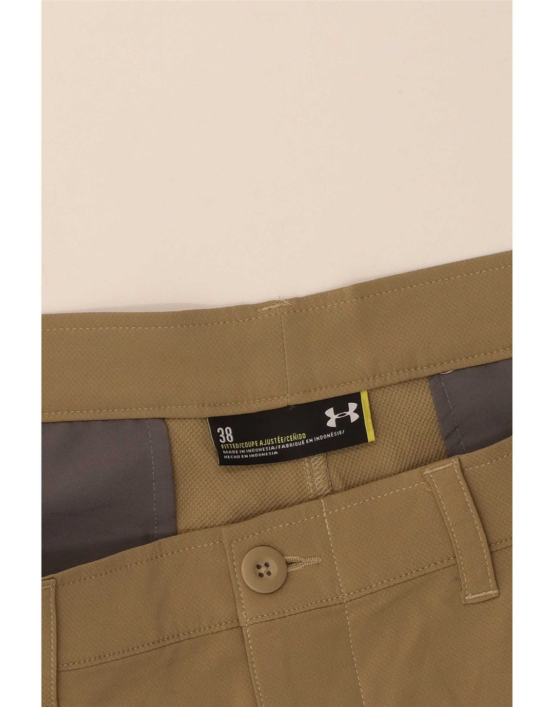 Under Armour Short ajusté décontracté W38 XL pour homme Marron