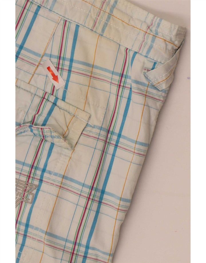 O'Neill Short cargo pour homme W34 en coton à carreaux bleu grand