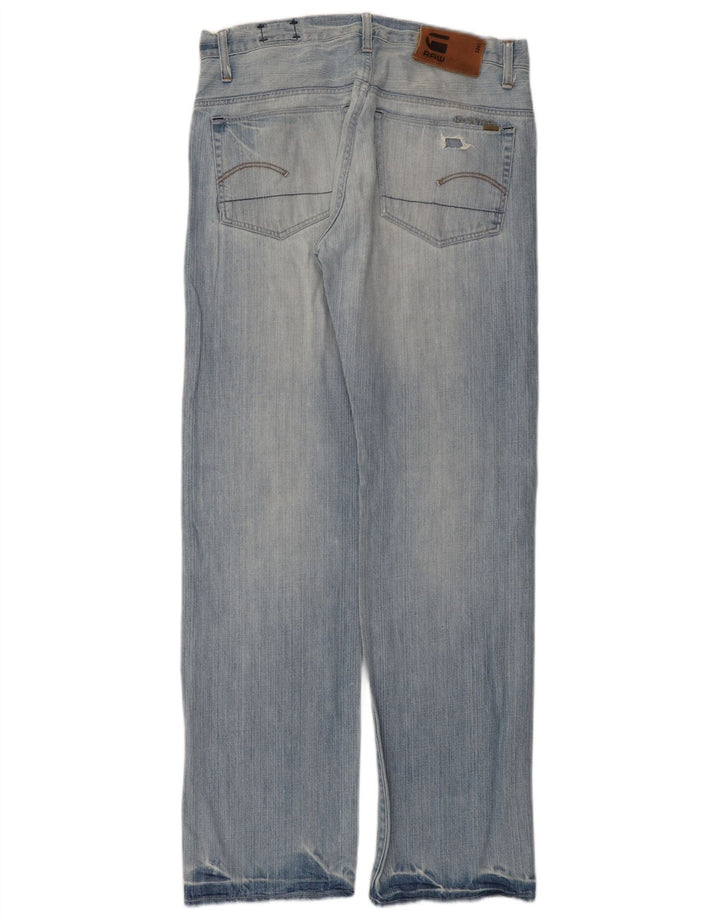 G-Star Jean droit vieilli W32 L34 en coton bleu pour homme