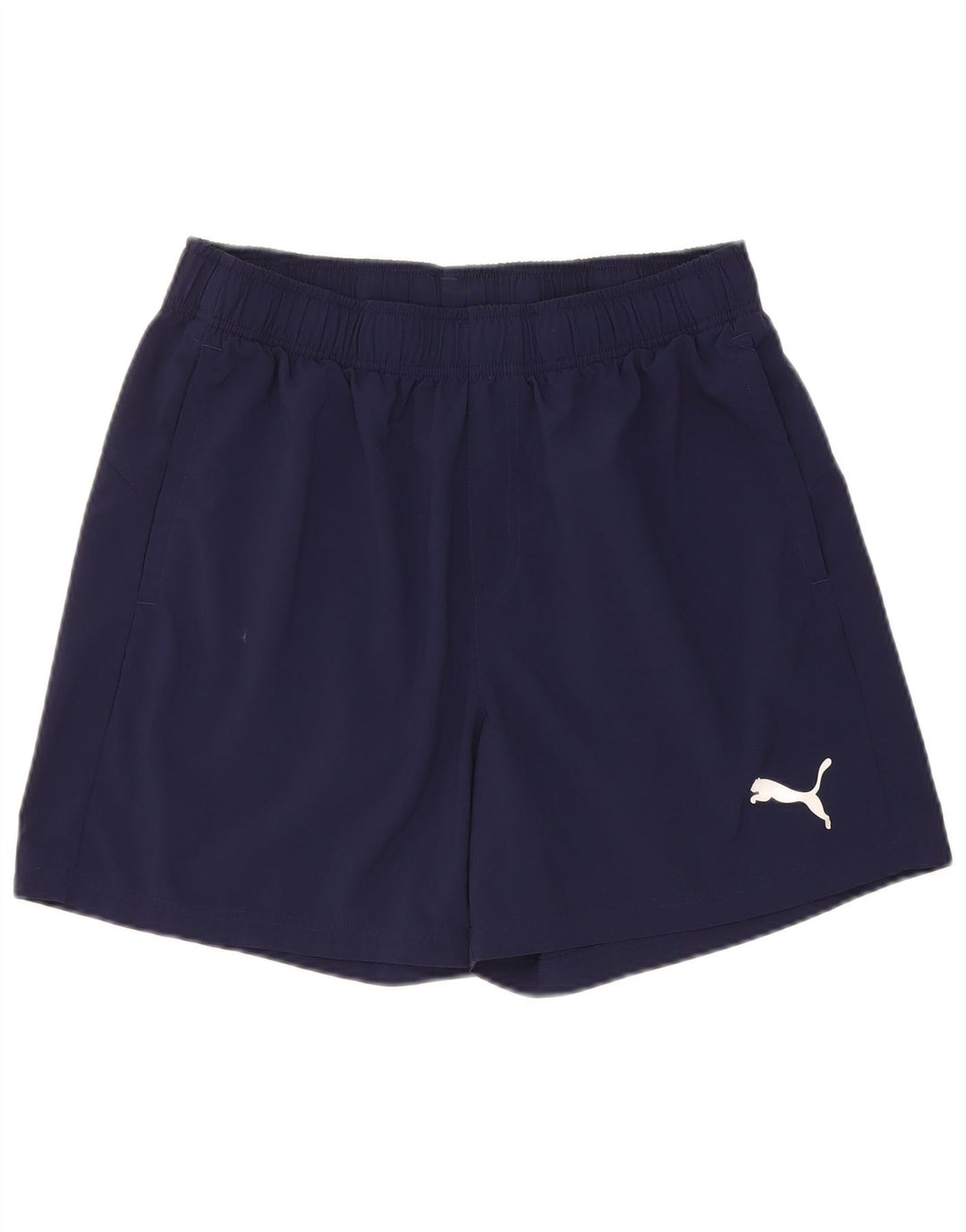 Puma Short de sport pour hommes, grand, bleu marine, polyester