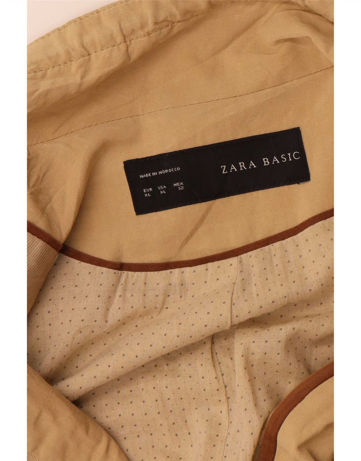 Zara Veste Militaire Femme UK 18 XL Beige