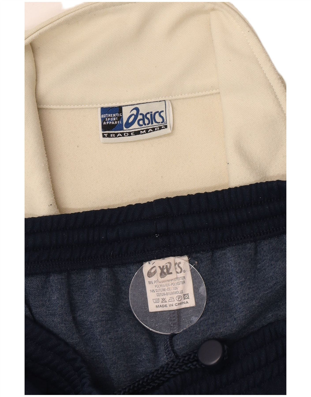 Oasis Survêtement complet graphique pour homme XL Bleu marine Colorblock Polyester