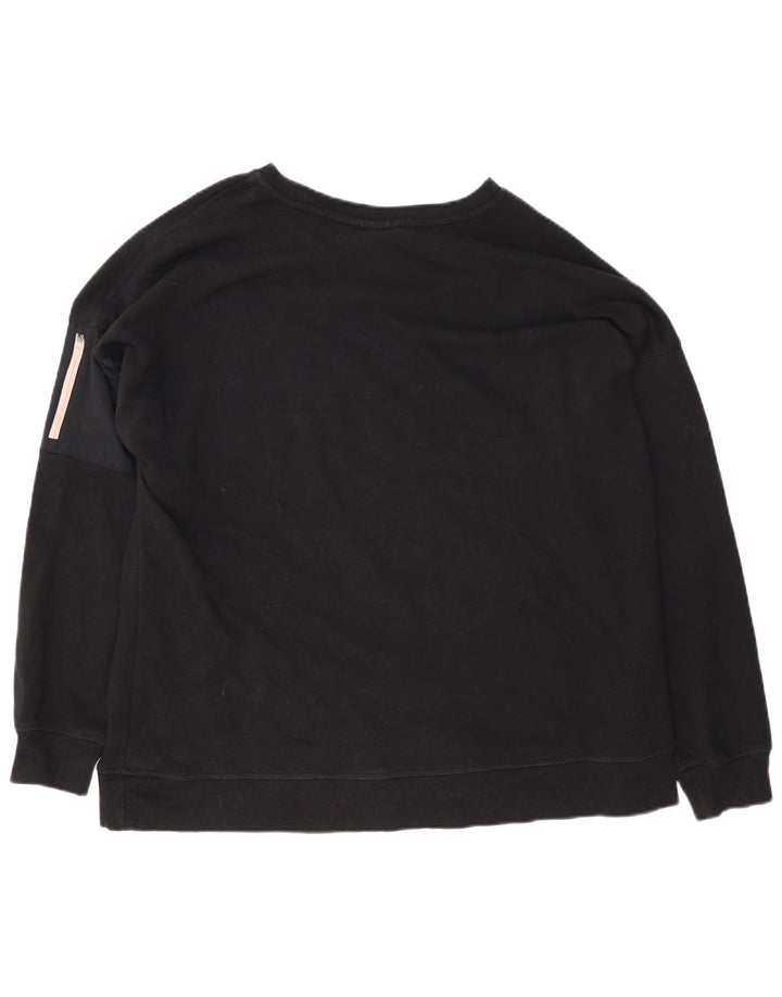 Reebok Sweatshirt Graphic Sweatshirt Jumper XL Homme Noir