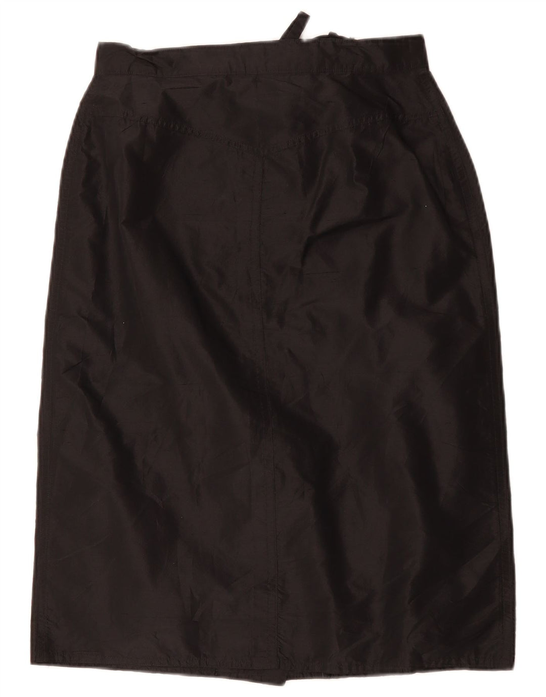 vintage Femme Taille Haute Jupe Droite W28 Moyen Noir