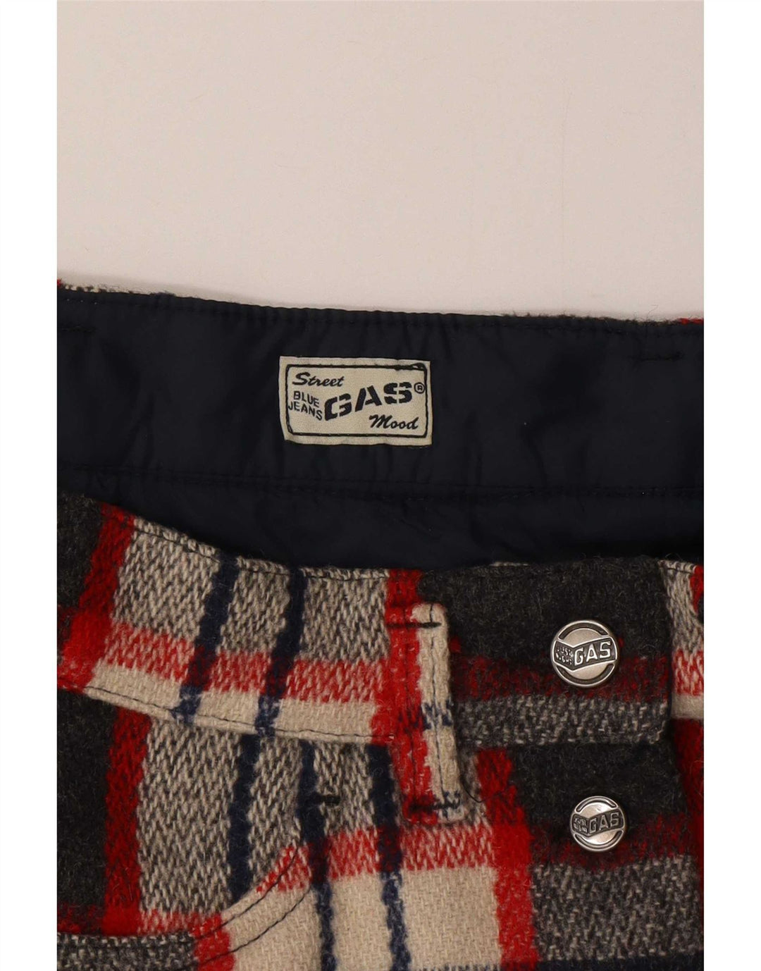 Mini-jupe femme Gas Small W26 à carreaux multicolores