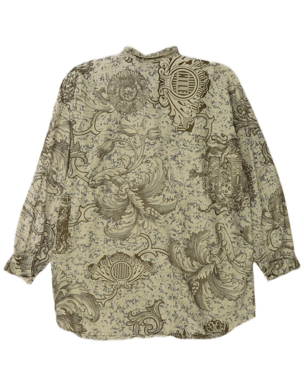 Chemise Homme Vintage Grand Coton Paisley Vert