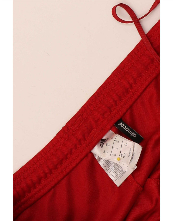 Adidas Pantalon de survêtement Climacool pour homme XL Rouge Colorblock Polyester