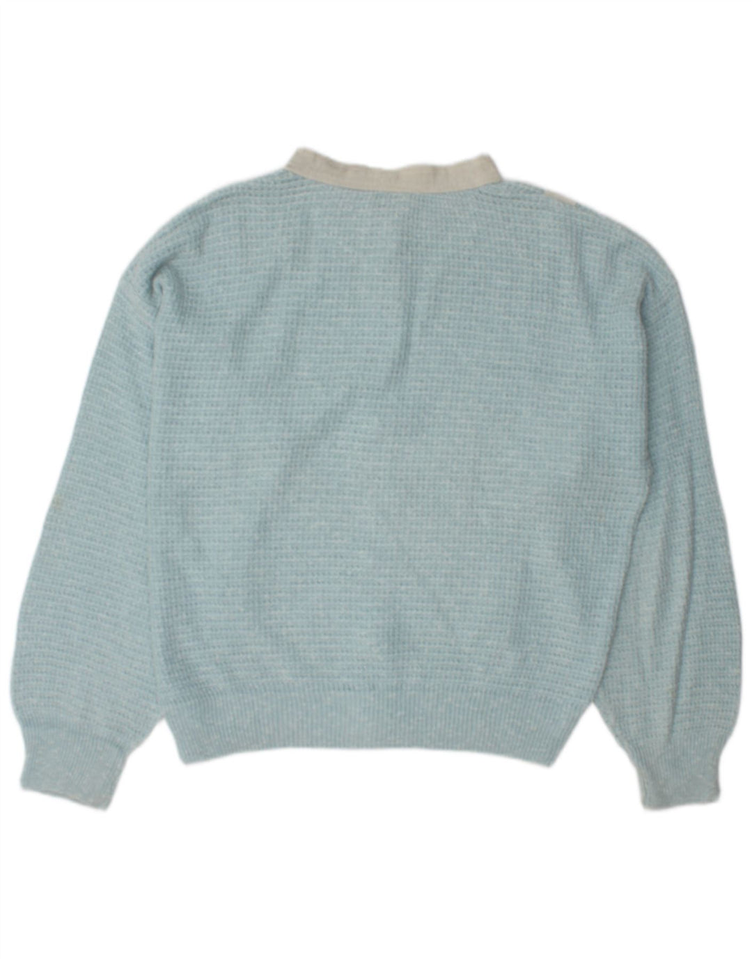 Maximilian Cardigan entièrement zippé pour homme, grand color block bleu