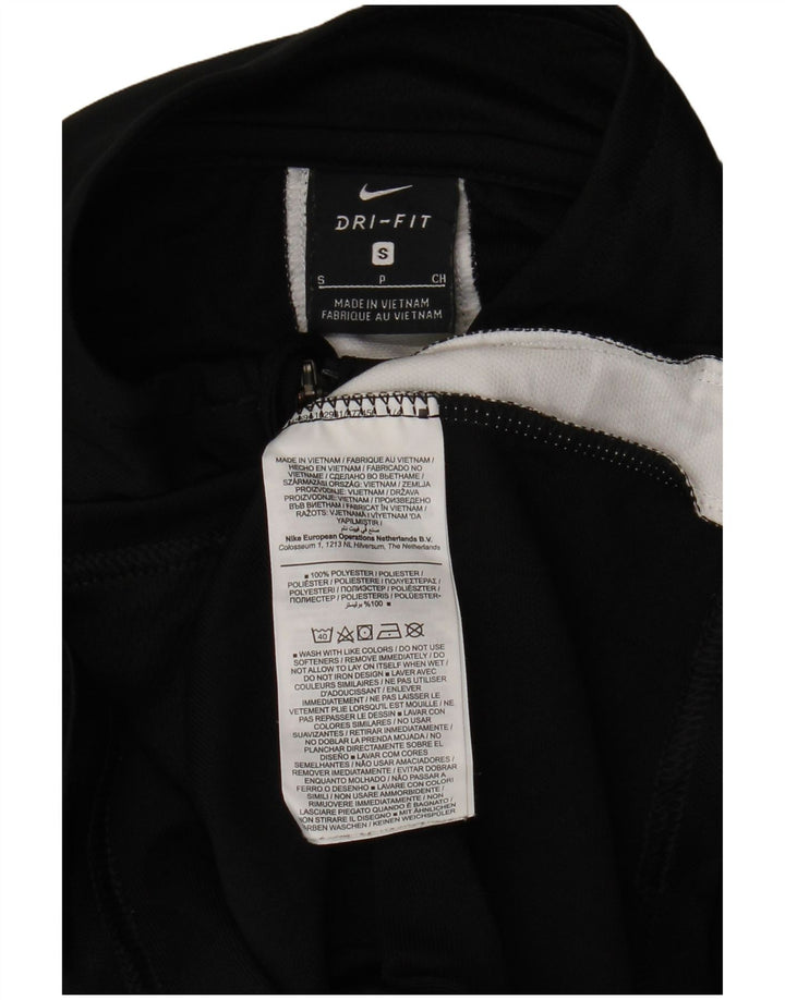NIKE Veste de survêtement Dri Fit pour homme Taille S en polyester color block noir